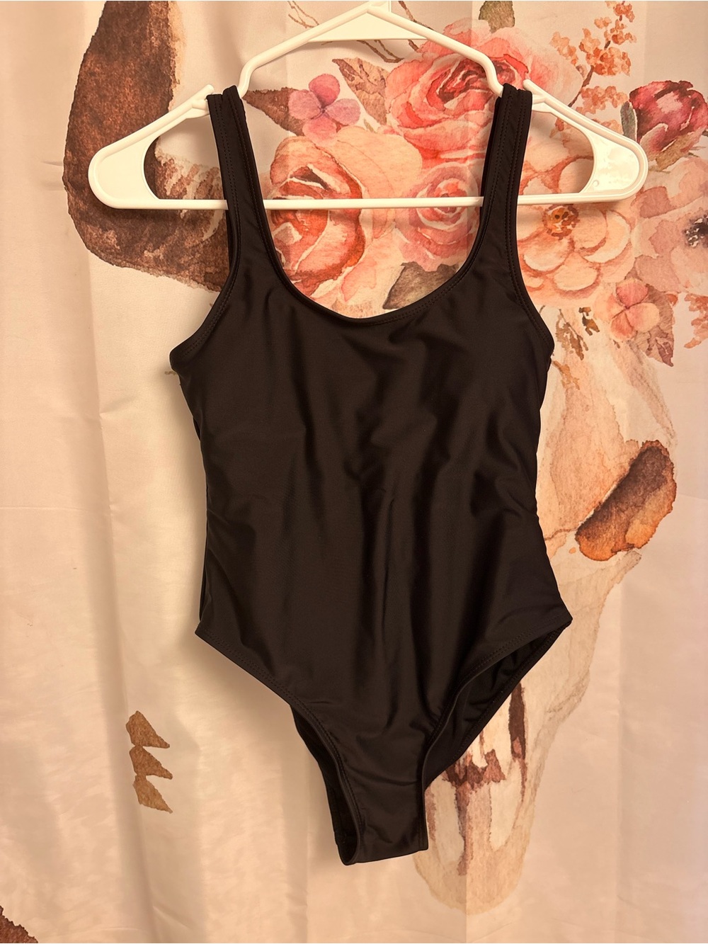 XS Classic Black One-Piece Swimsuit - Women